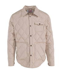 Down-Filled Quilted Shirt Jacket