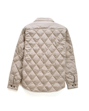 Down-Filled Quilted Shirt Jacket