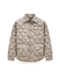 Down-Filled Quilted Shirt Jacket