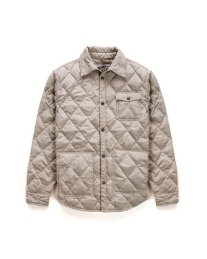 Down-Filled Quilted Shirt Jacket