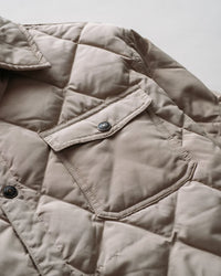 Down-Filled Quilted Shirt Jacket