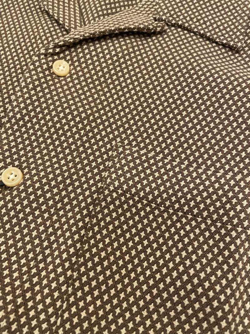 The Conrad Shirt in Cocoa Dobby