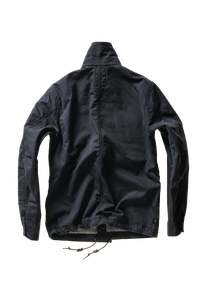 Pile-Lined Chore Coat - Dark Navy Canvas