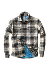 Qltd Flannel Shirtjacket - Cream/Forest Tartan