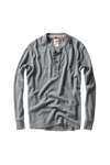 French Rib Henley - Grey Heather