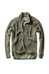 Sheared Fleece Half-Zip - Olive Fade