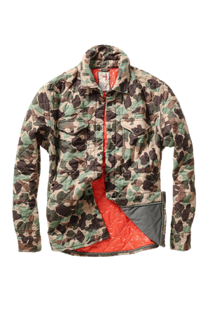 Quilted Flannel Shirt Jacket