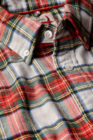 Flyweight Tartans Stone/Red Multi