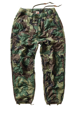 Wave-Quilt Scrub Pant Jungle Camo
