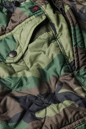 Wave-Quilt Scrub Pant Jungle Camo