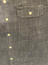 The  Short Sleeve Mechanic Shirt in Rinsed Indigo Denim