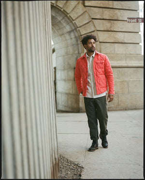 Down-Filled Quilted Shirt Jacket