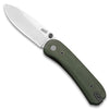 Lander 1 Pocket Knife - Contoured Green Micarta