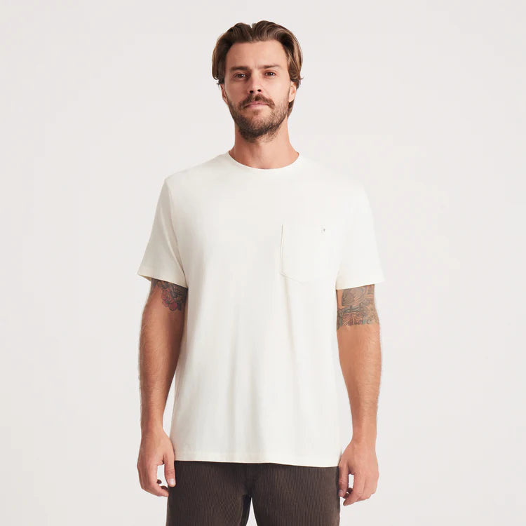 Made To Fade Short Sleeve Tee - Washed Off White