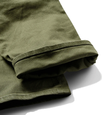 HWY 128 Straight Fit Broken Twill Jeans- Military