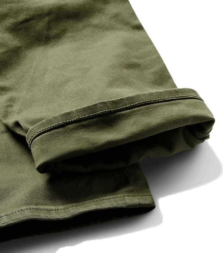 HWY 128 Straight Fit Broken Twill Jeans- Military