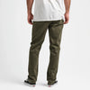 HWY 128 Straight Fit Broken Twill Jeans- Military