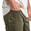 HWY 128 Straight Fit Broken Twill Jeans- Military