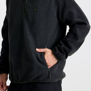 Campover Fleece Mock - Onyx