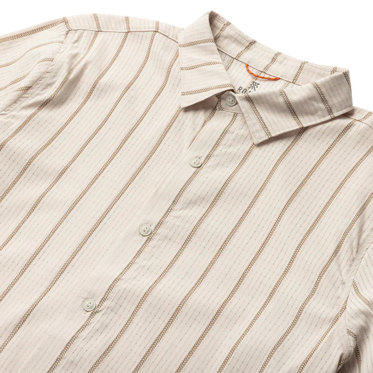 Bless Up Breathable Stretch Shirt - Stripe Bone