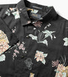 Journey Short Sleeve Button Up Shirt - Tiger Lotus