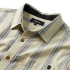 Journey Short Sleeve Button Up Shirt - Stripe Seafoam
