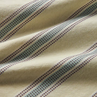 Journey Short Sleeve Button Up Shirt - Stripe Seafoam