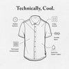 Bless Up Breathable Stretch Shirt - Stripe Bone