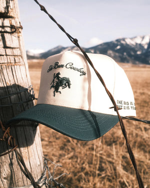 Bucking Horse Script Hat