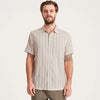Bless Up Breathable Stretch Shirt - Stripe Bone