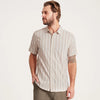 Bless Up Breathable Stretch Shirt - Stripe Bone