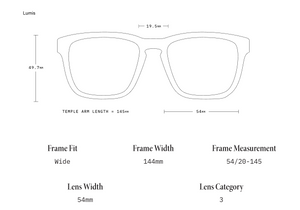 Lumis 54 - Recycled Black Polarized