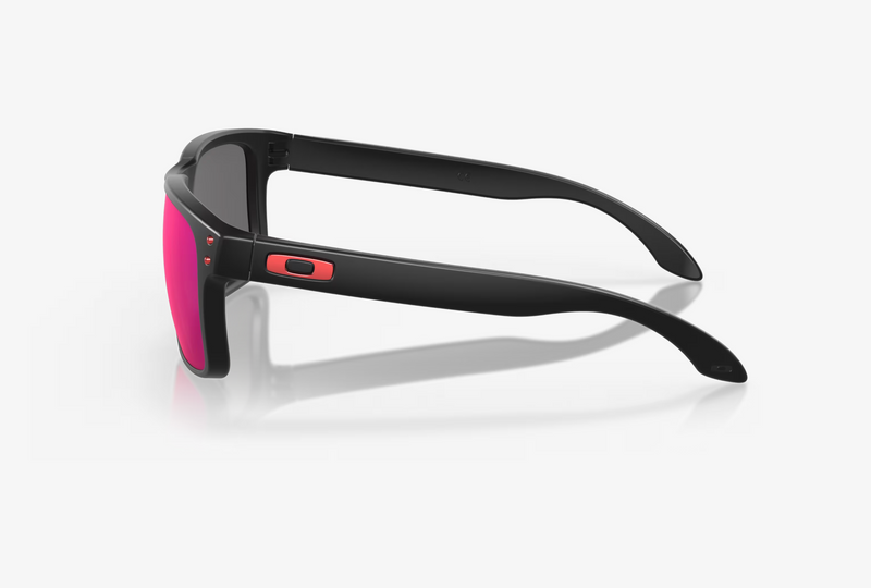 Holbrook - Matte Black - Red Iridium