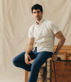 The Short Sleeve Jack in Indigo Stripe