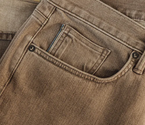 The Hammer Straight - 10.5 Oz. Dusty Brown Selvedge