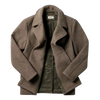 The Mariner Coat in Sable Melton Wool