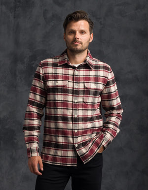 Winter Flannel - Utility Shirt - Spanish Tile