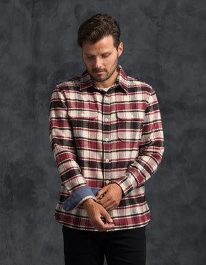 Winter Flannel - Utility Shirt - Spanish Tile