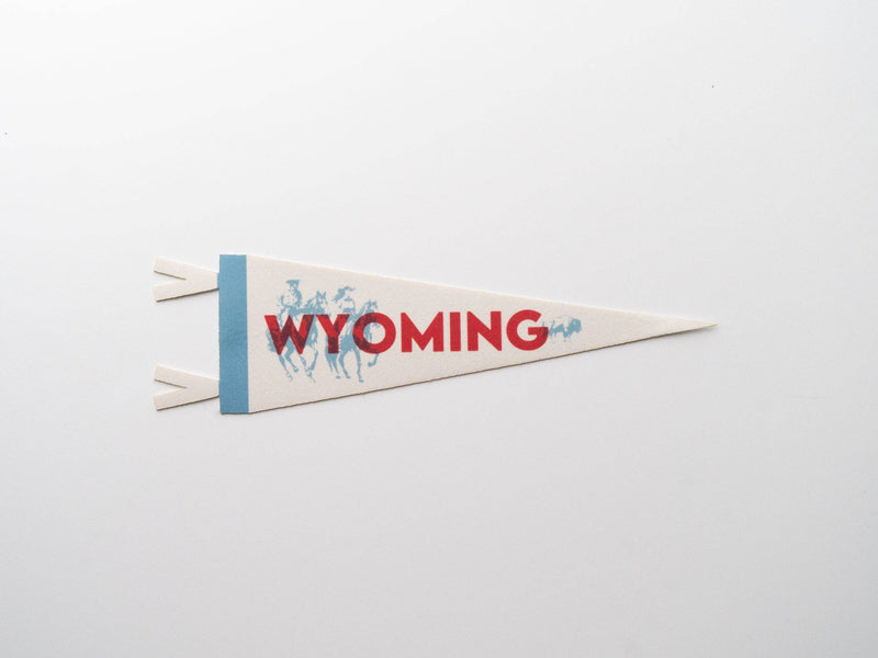 Wyoming Felt Pennant