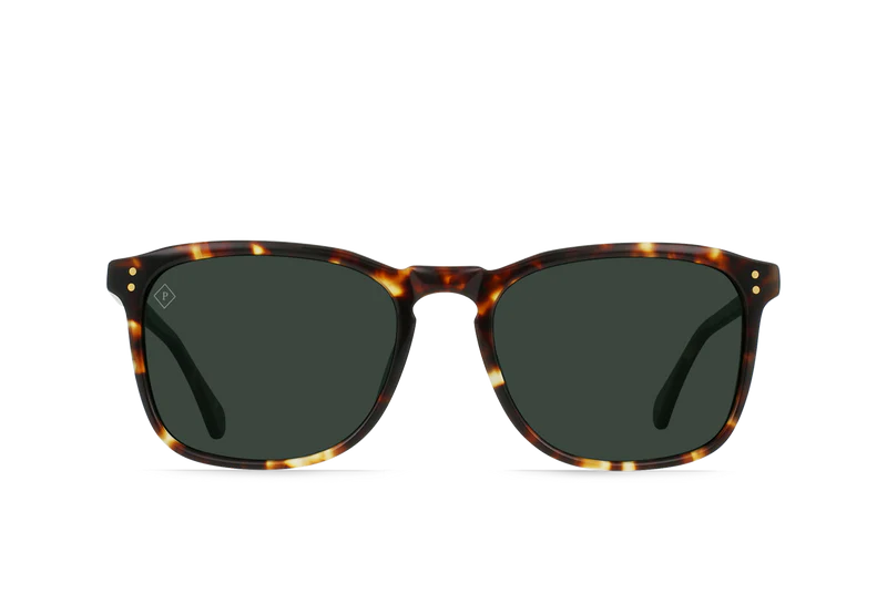 Wiley 54 - Brindle Tortoise/Green Polorized