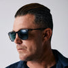 Wiley 54 - Brindle Tortoise/Green Polorized