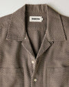 The Conrad Shirt in Cocoa Dobby