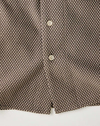 The Conrad Shirt in Cocoa Dobby