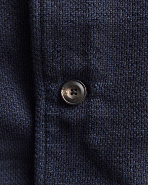 The Crew Jacket in Rinsed Indigo Sashiko