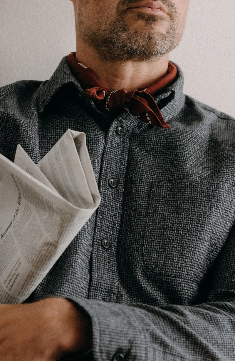 The Jack in Dark Navy Houndstooth