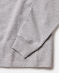 The Rugby Shirt in Heather Grey