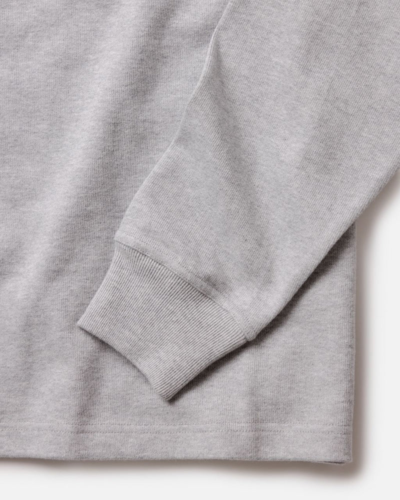 The Rugby Shirt in Heather Grey