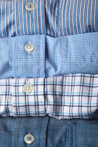 Huntsman Blues - White/Navy Tattersall