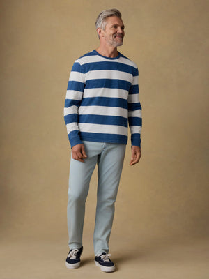 Long-Sleeve Indigo Tee