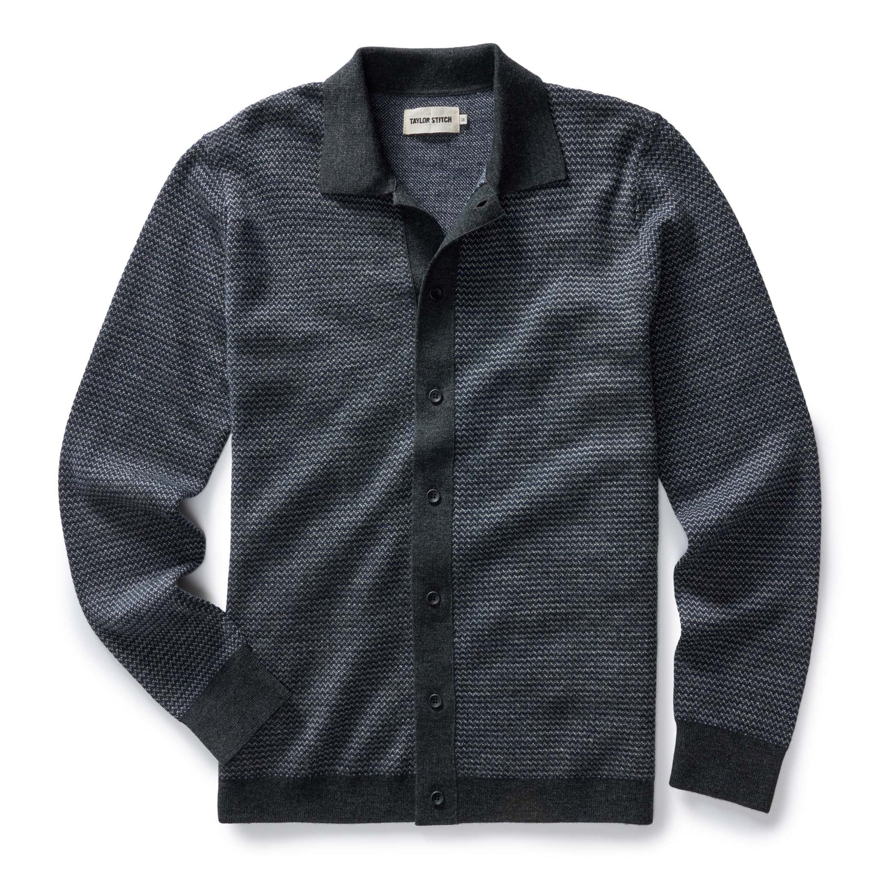 The Nichols Polo in Navy Birdseye